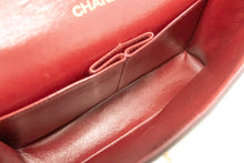CHANEL Classic Double Flap 10" Chain Shoulder Bag Black Lambskin n44 hannari-shop