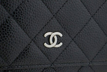 CHANEL Grained Calfskin Wallet On Chain WOC Black Shoulder Bag n94 hannari-shop