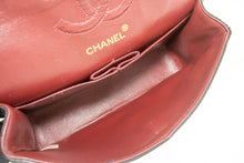 CHANEL Classic Double Flap 9" Chain Shoulder Bag Black Lambskin p02 hannari-shop
