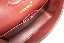 CHANEL Classic Double Flap 9" Chain Shoulder Bag Black Lambskin p02 hannari-shop
