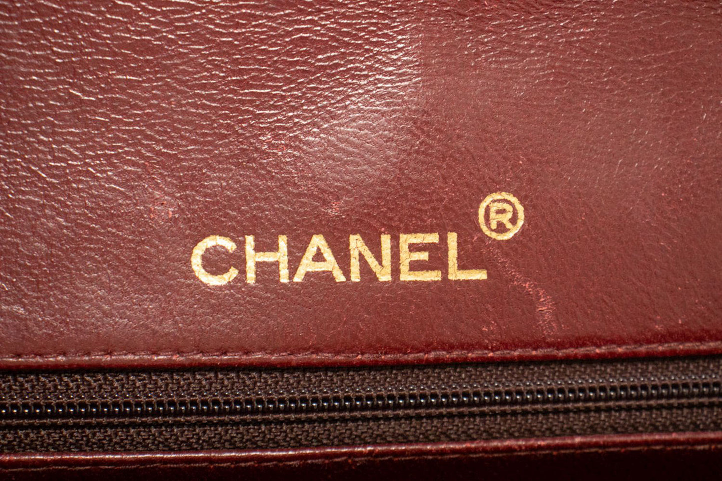 CHANEL Classic Double Flap Square Chain Schultertasche Schwarz Lamm ad7 hannari-shop