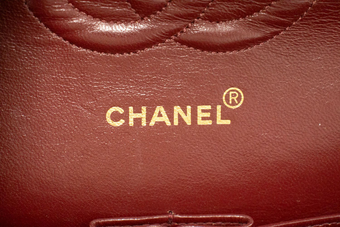 CHANEL Classic Double Flap 10" Kettenschultertasche Schwarz Lammleder ad8 hannari-shop
