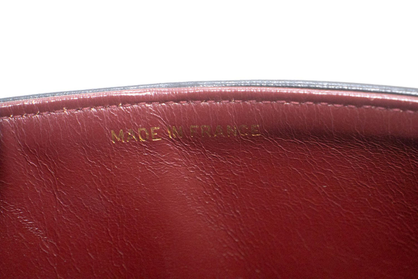 CHANEL Classic Double Flap 10" Kettenschultertasche Schwarz Lammleder ad8 hannari-shop