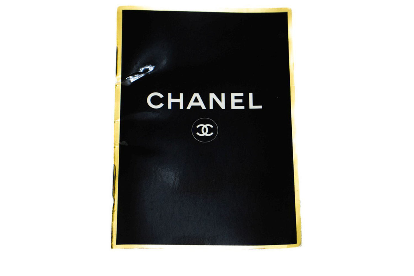 CHANEL Classic Double Flap 10" Kettenschultertasche Schwarz Lammleder ac9 hannari-shop