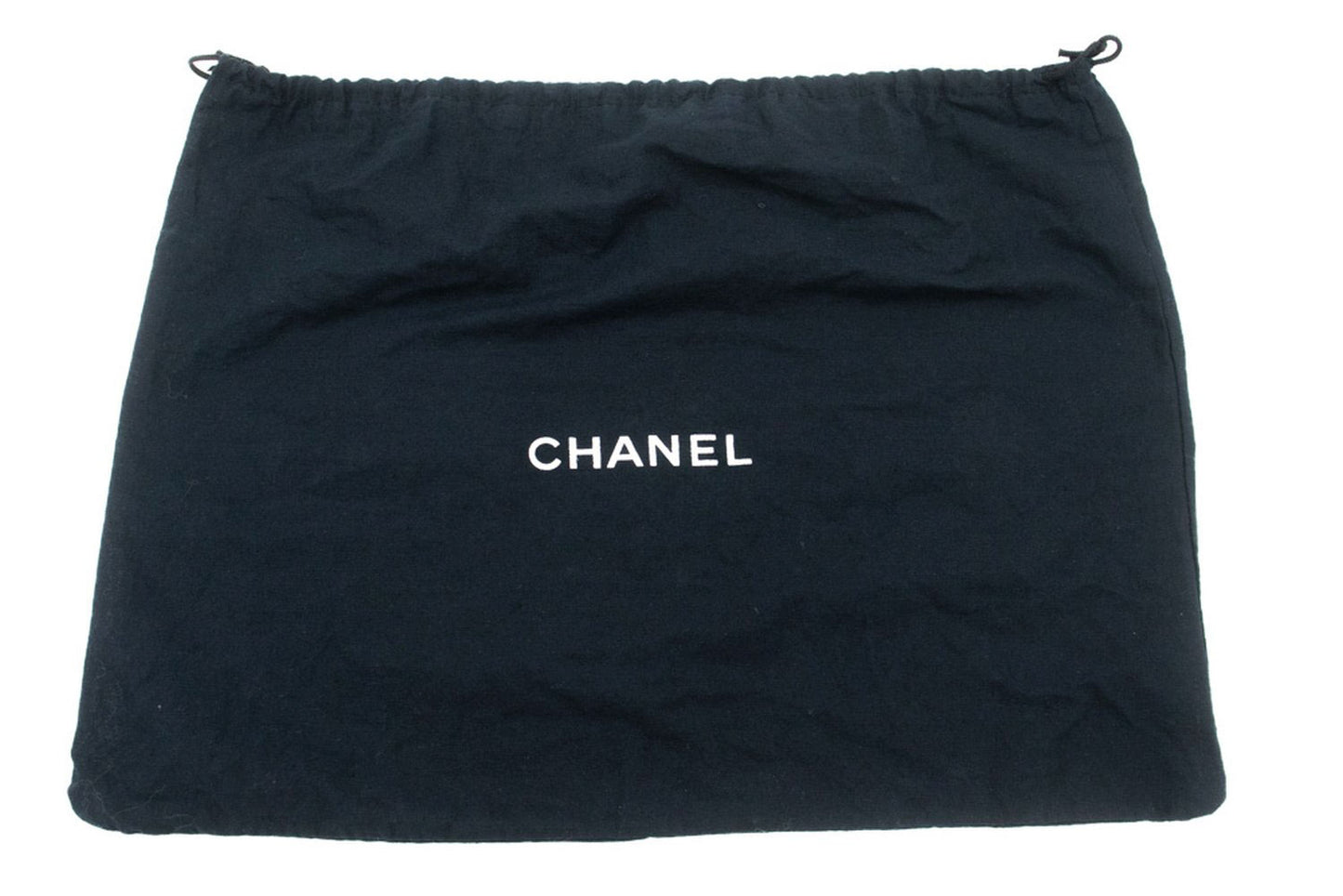 CHANEL Classic Double Flap 10" Kettenschultertasche Schwarz Lammleder ac9 hannari-shop