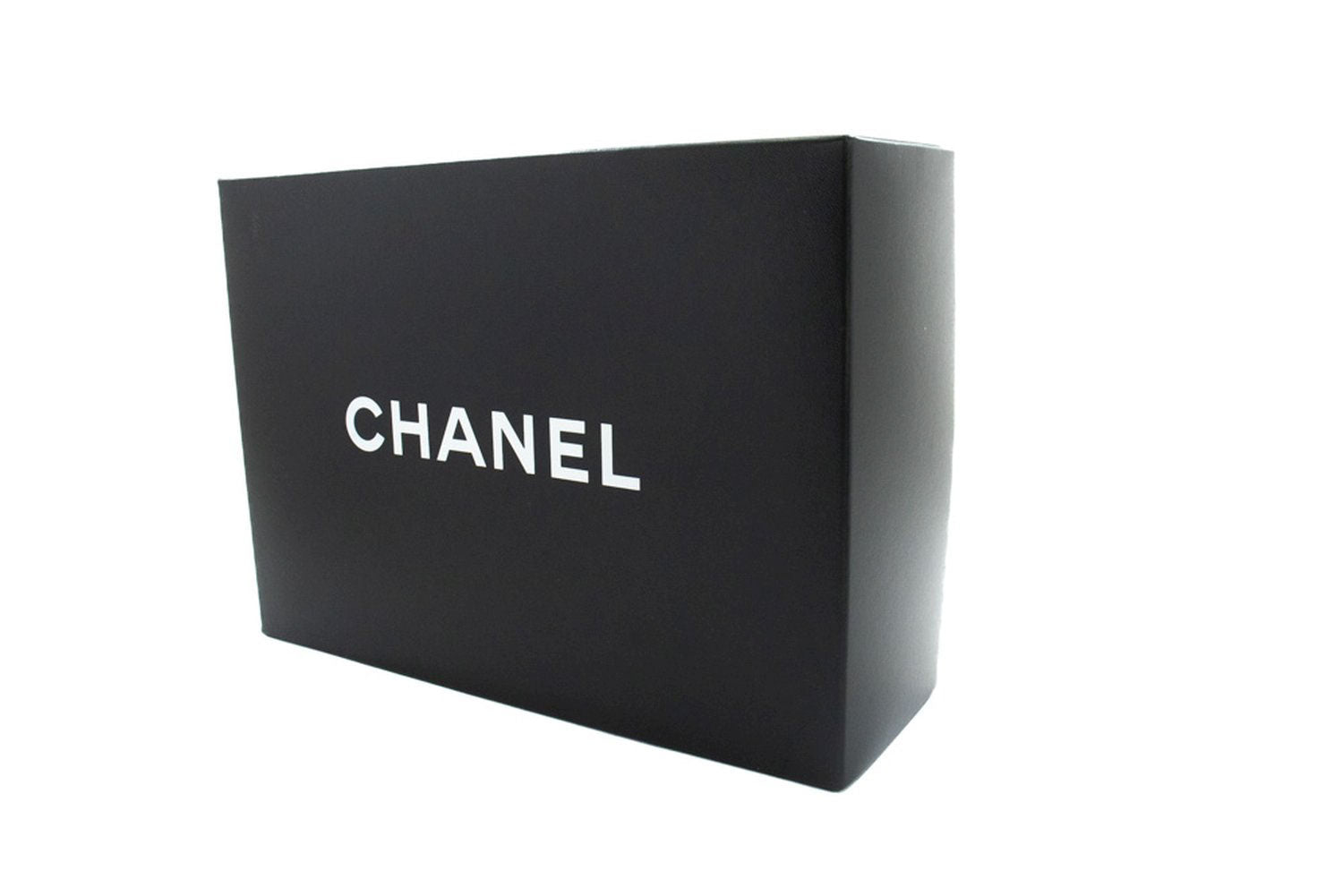 CHANEL Classic Double Flap 10" Kettenschultertasche Schwarz Lammleder ac9 hannari-shop