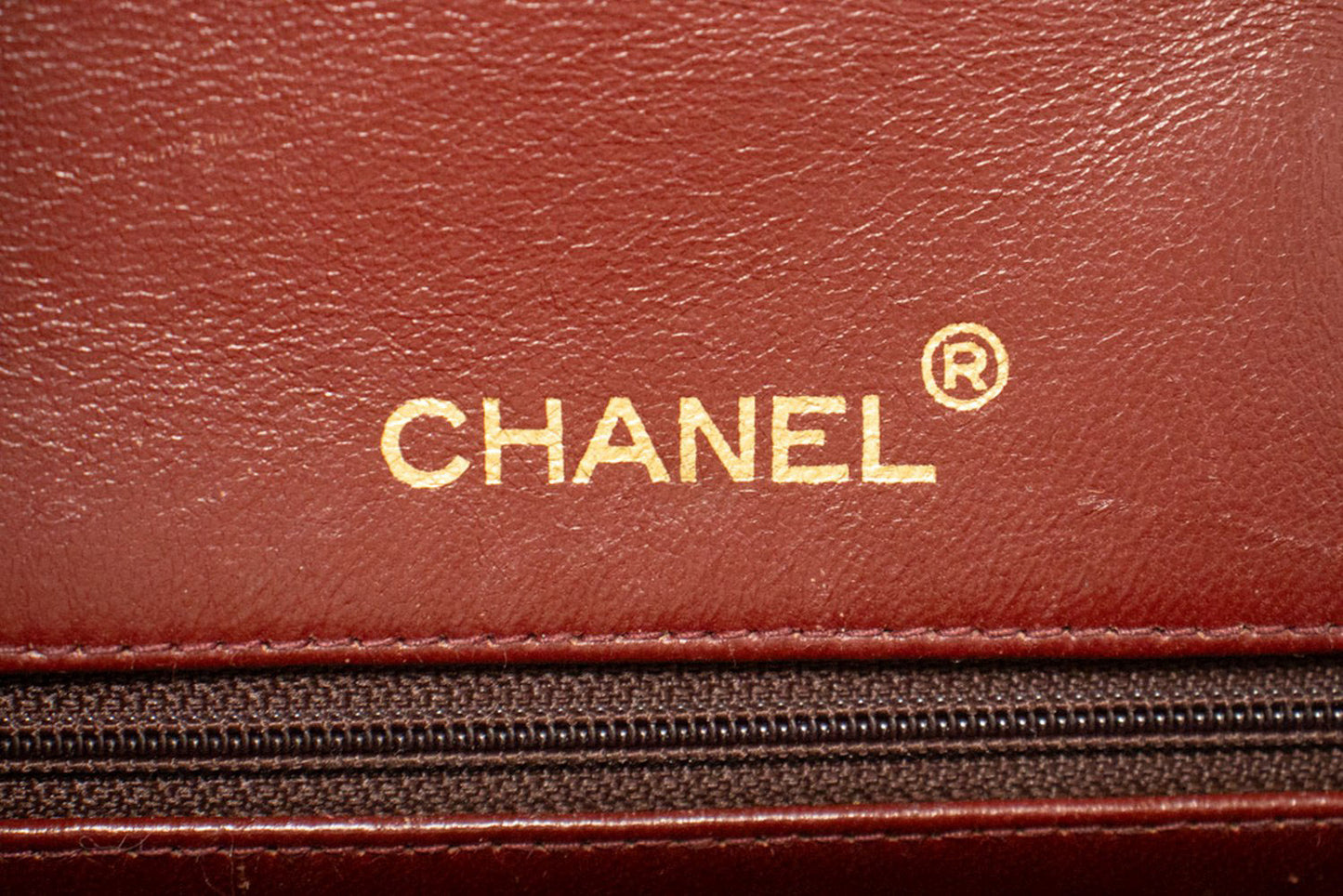 CHANEL Classic Double Flap Square Chain Schultertasche Schwarz Lamm ad1 hannari-shop