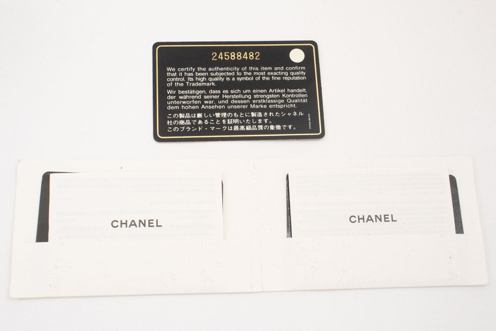 CHANEL Grained Calfskin Wallet On Chain WOC Black Shoulder Bag af7 hannari-shop