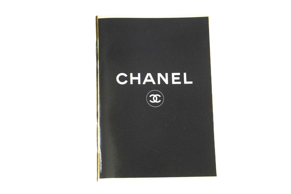 CHANEL Classic Double Flap 9" Chain Schultertasche Schwarz Lammleder ag6 hannari-shop