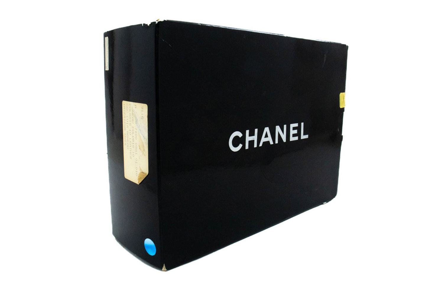 CHANEL Classic Double Flap 9" Chain Schultertasche Schwarz Lammleder ag6 hannari-shop