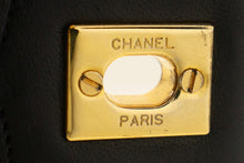 CHANEL Full Flap Chain Shoulder Bag Clutch Black Quilted Lambskin L97