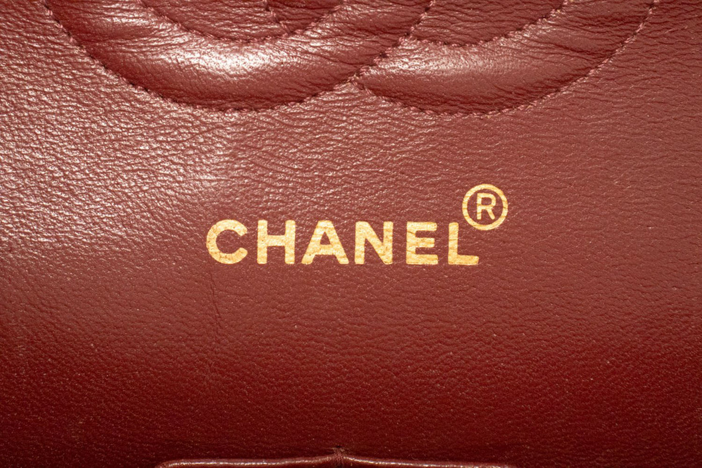 CHANEL Classic Double Flap 10" Chain Shoulder Bag Black Lambskin ag5 hannari-shop