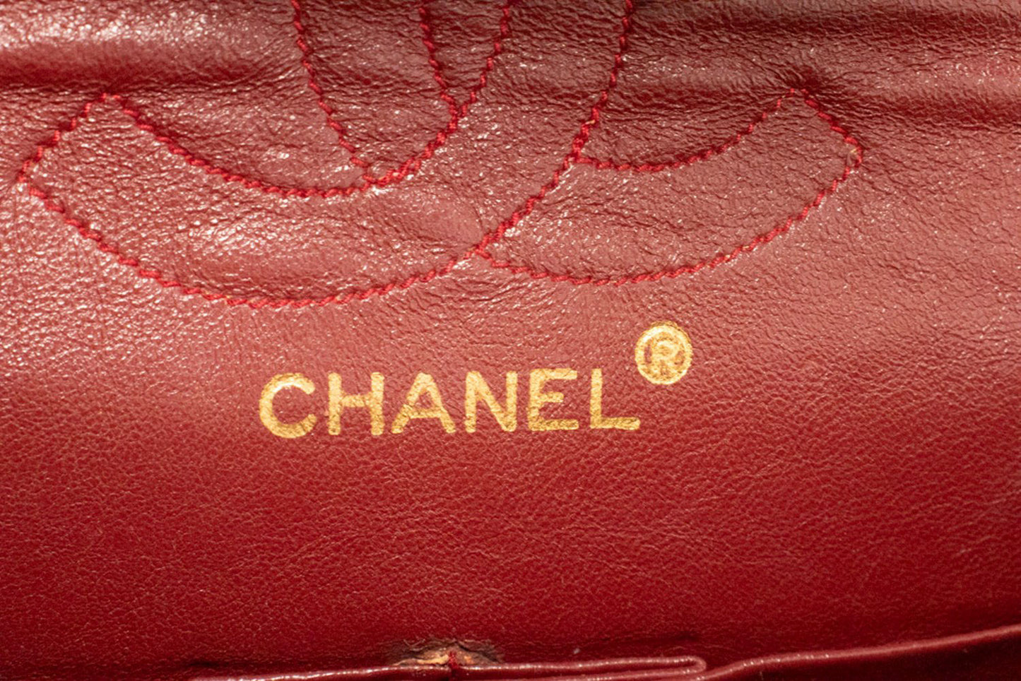 CHANEL Classic Double Flap 9" Chain Shoulder Bag Black Lambskin p46 hannari-shop