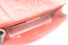 CHANEL Classic Double Flap 9" Chain Shoulder Bag Black Lambskin p46 hannari-shop