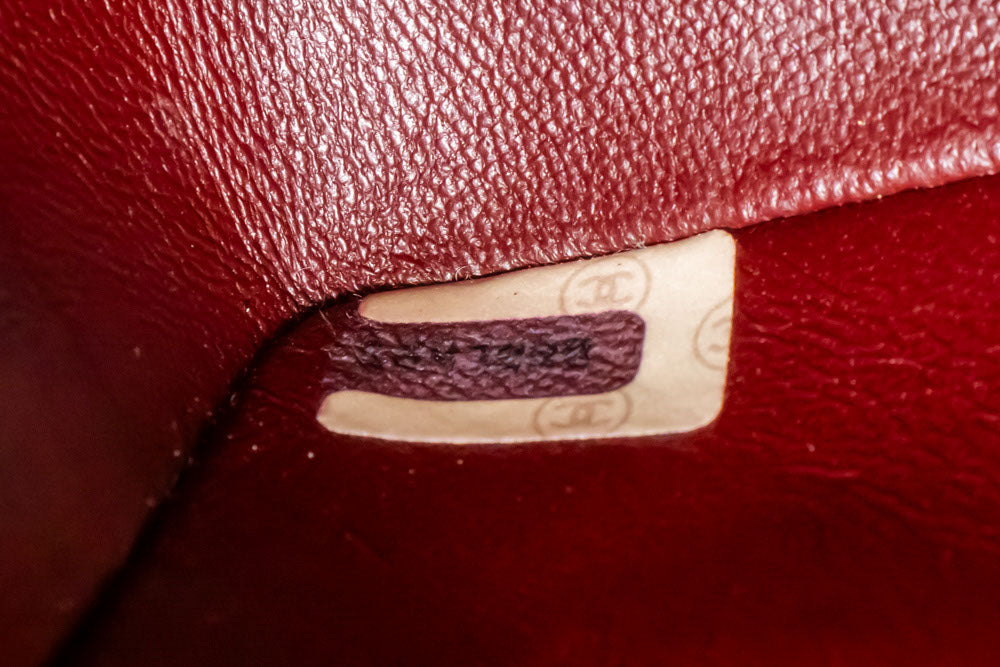 CHANEL Mini Square Kleine Kettentasche Umhängetasche Schwarz Lammfell ag7 hannari-shop