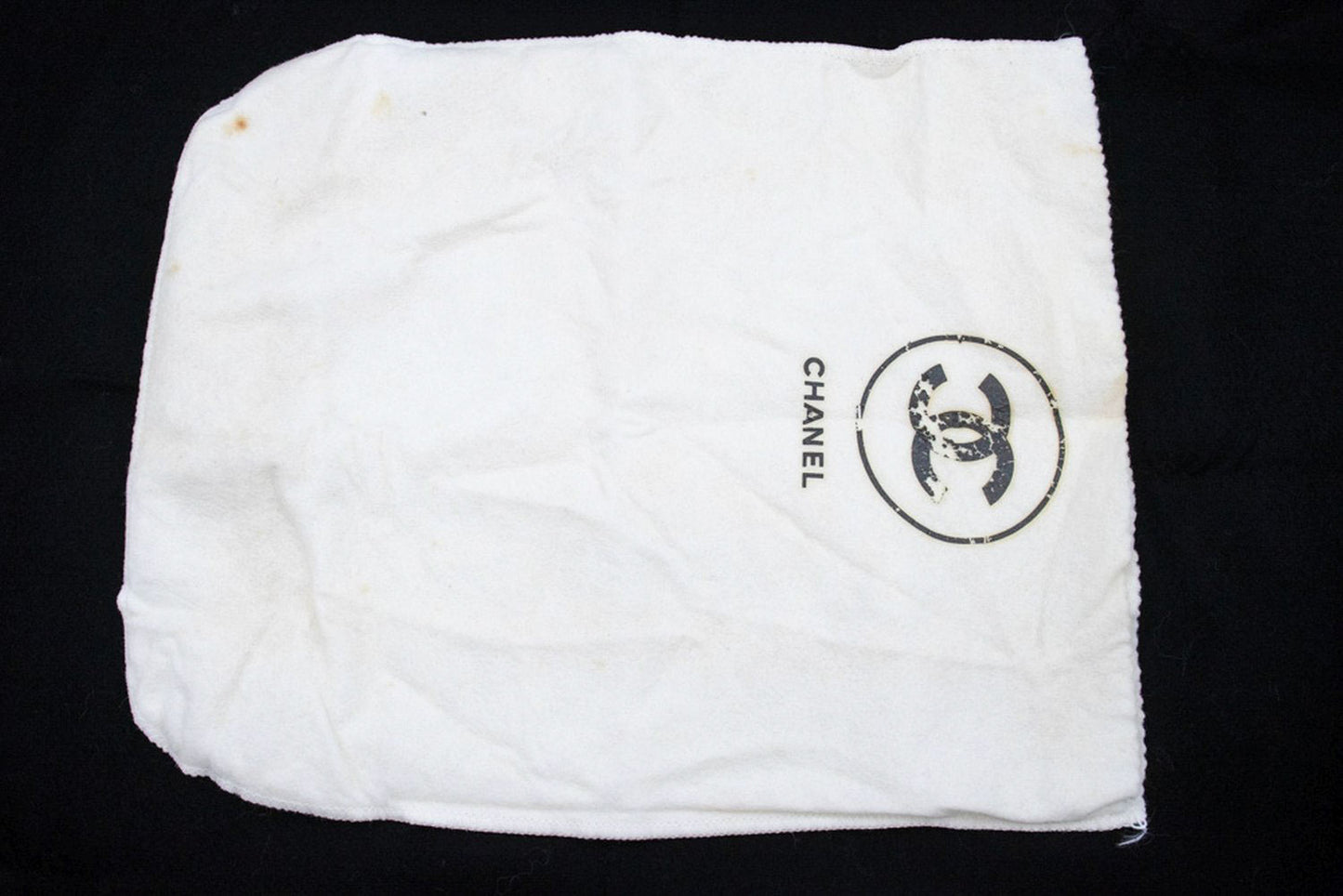 CHANEL Classic Double Flap 10" Kettentasche aus schwarzem Lammleder ak4 hannari-shop