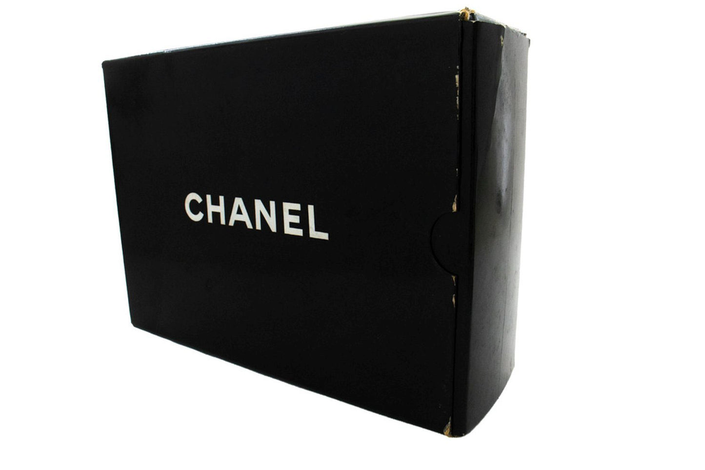 CHANEL Classic Double Flap 9" Chain Schultertasche Schwarz Lammleder ai7 hannari-shop