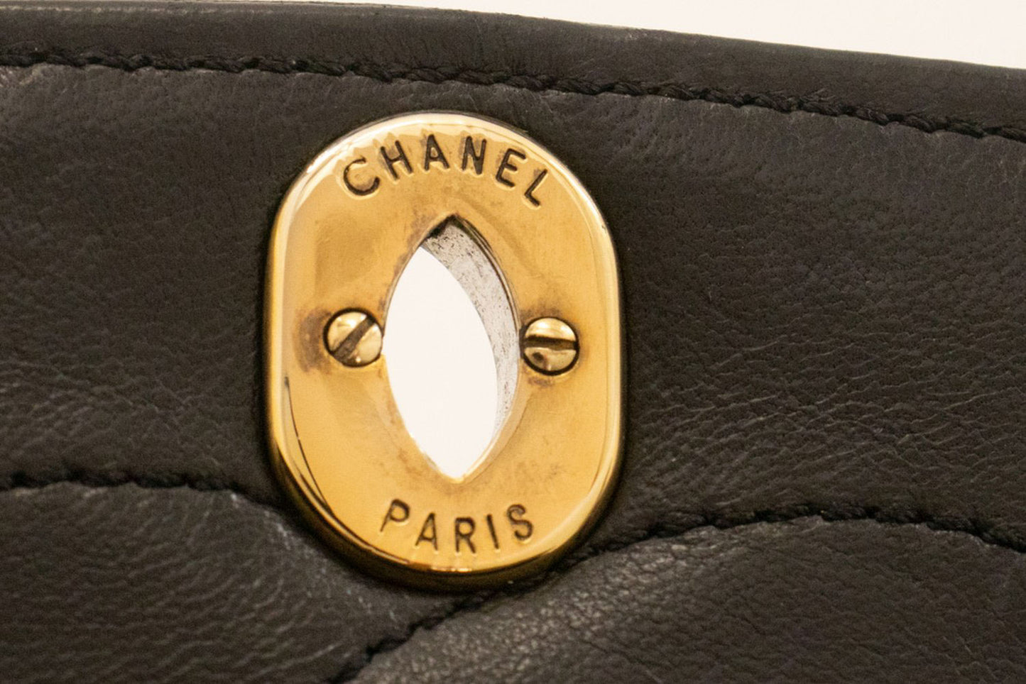 CHANEL Paris Limited Vintage Small Chain Shoulder Bag Black ai8 hannari-shop