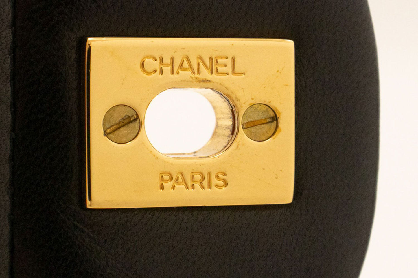 CHANEL Classic Double Flap 9" Schultertasche mit Kette Schwarz Lammleder ai4 hannari-shop