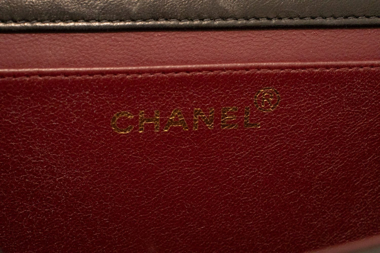 CHANEL Full Flap Small Chain Shoulder Bag Clutch Black Quilted ah9 hannari-shop