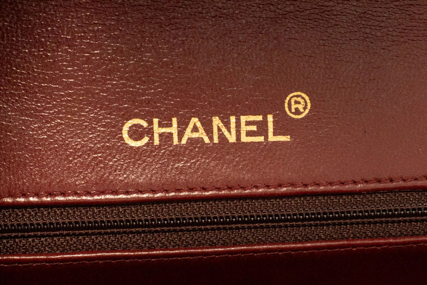 CHANEL Classic Double Flap Square Chain Shoulder Bag Black Lamb ah5 hannari-shop