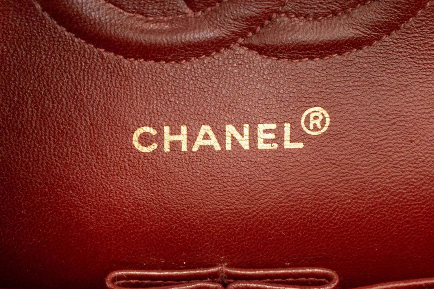 CHANEL Classic Double Flap 10" Kettenschultertasche Schwarz Lammleder aj9 hannari-shop