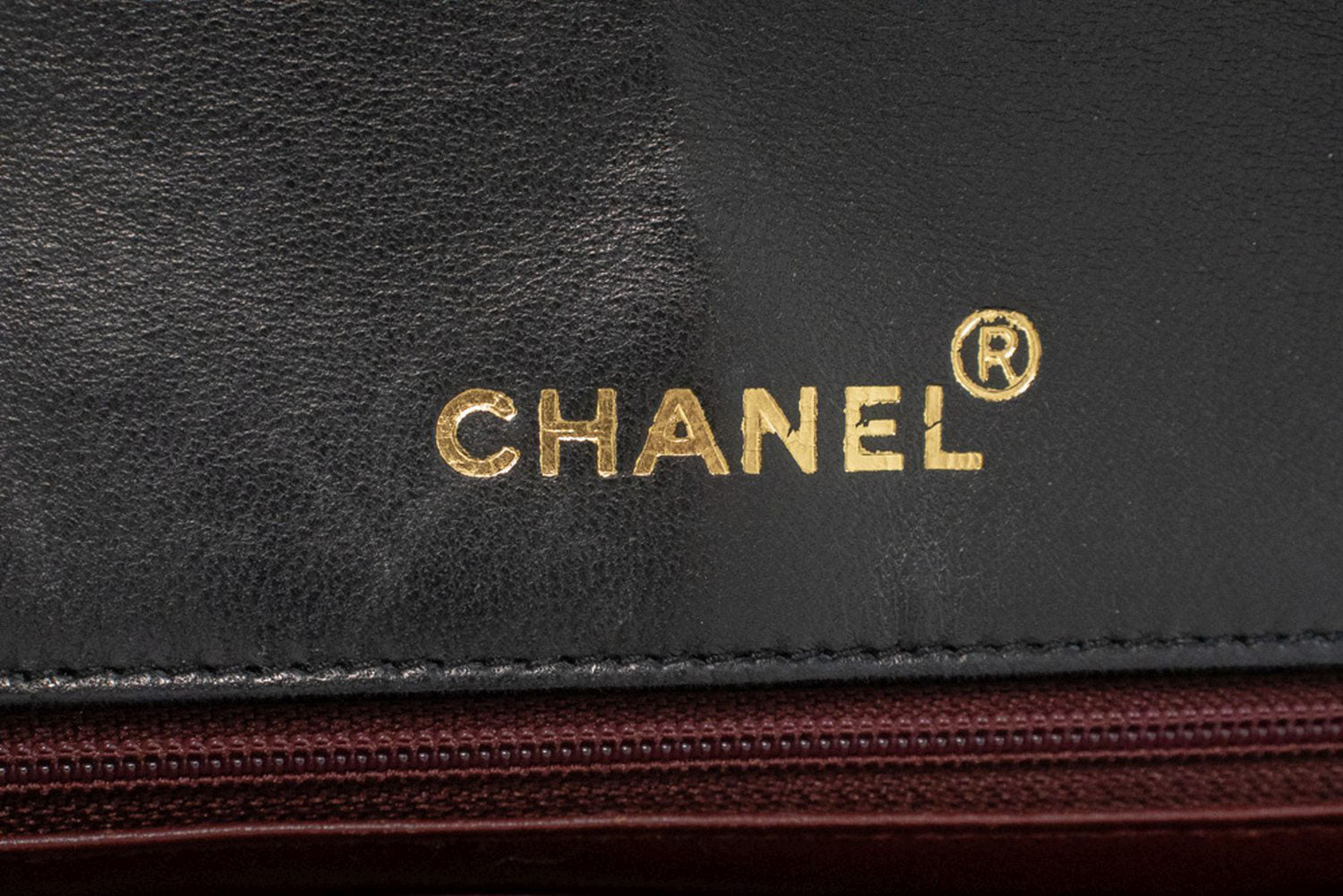 CHANEL Diana Flap Chain Schultertasche Schwarz Gepolstertes Lammleder ak2 hannari-shop