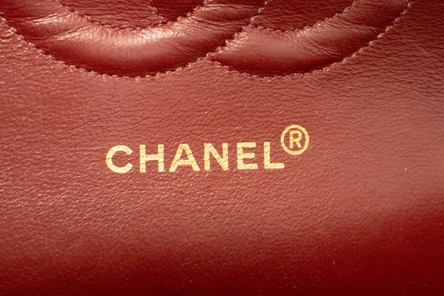 CHANEL Classic Double Flap 10" Kettenschultertasche Schwarz Lammleder ak3 hannari-shop