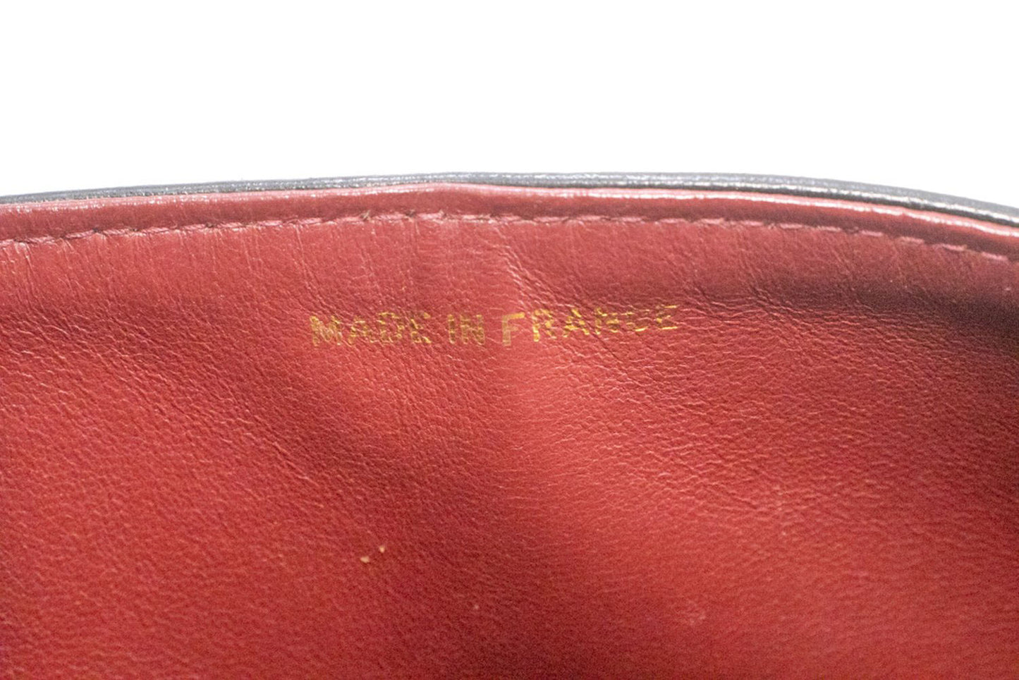 CHANEL Classic Double Flap 10" Kettenschultertasche Schwarz Lammleder ak3 hannari-shop