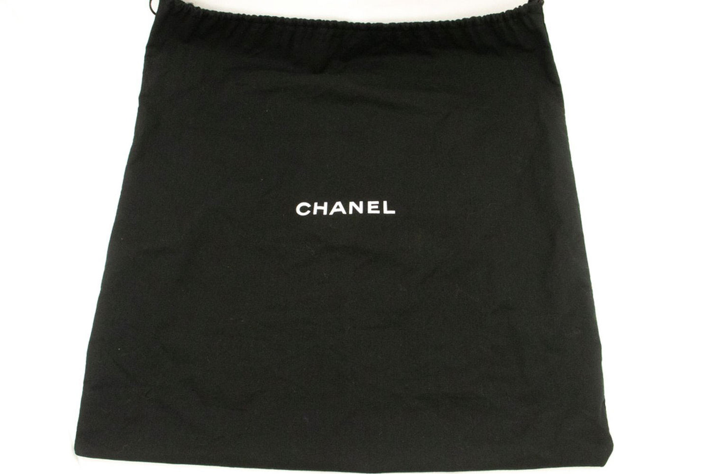 CHANEL Classic Double Flap 10" Kettenschultertasche Schwarz Lammleder ak3 hannari-shop