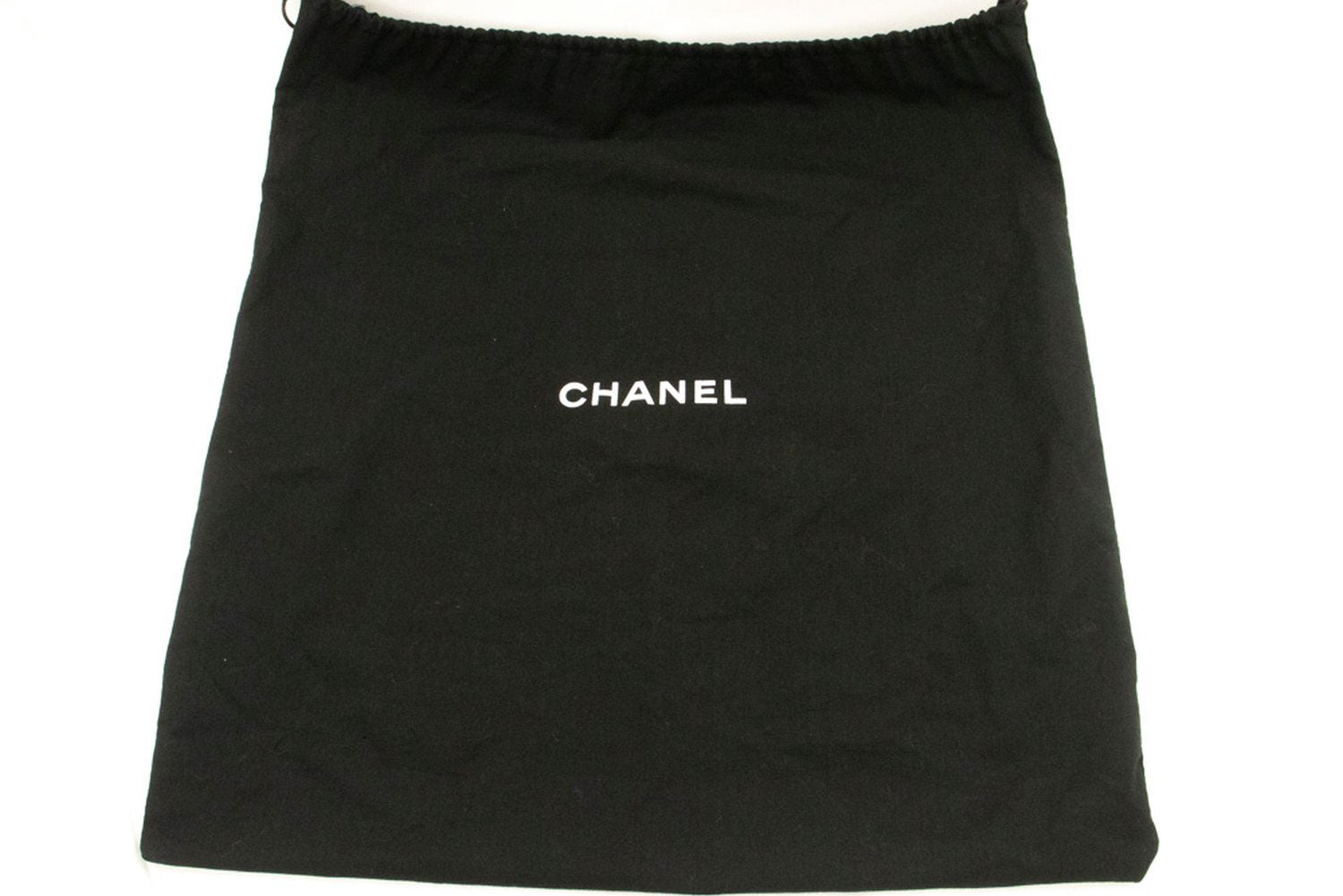 CHANEL Classic Double Flap 10" Kettenschultertasche Schwarz Lammleder ak3 hannari-shop