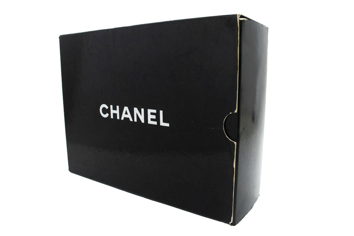 CHANEL Classic Double Flap 9" Chain Shoulder Bag Black Lambskin aj7 hannari-shop