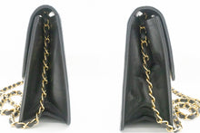 CHANEL Chain Shoulder Bag Clutch Black Quilted Flap Lambskin Purse n62 hannari-shop