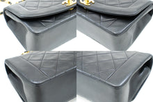 CHANEL Diana Flap Chain Shoulder Bag Black Quilted Lambskin Purse n77 hannari-shop