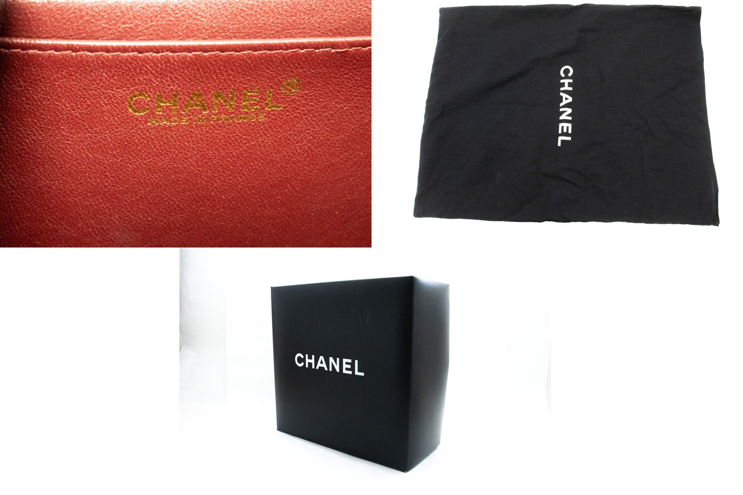 CHANEL Lamskin Handbag Top Handle Small Bag Kelly Black Flap an2 hannari-shop