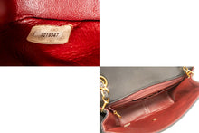 CHANEL Mini Square Small Chain Shoulder Bag Crossbody Black Lamb n37 hannari-shop