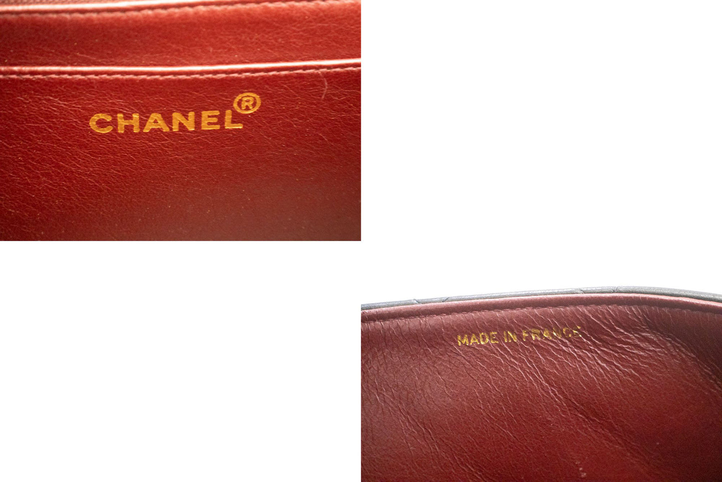 CHANEL Diana Flap Chain Schultertasche Schwarz Stepp-Lammleder ai3 hannari-shop