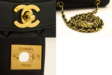 CHANEL Diana Flap Chain Shoulder Bag Black Quilted Lambskin Purse n80 hannari-shop