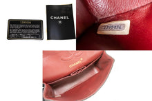 CHANEL Classic Double Flap 9" Chain Shoulder Bag Black Lambskin p02 hannari-shop