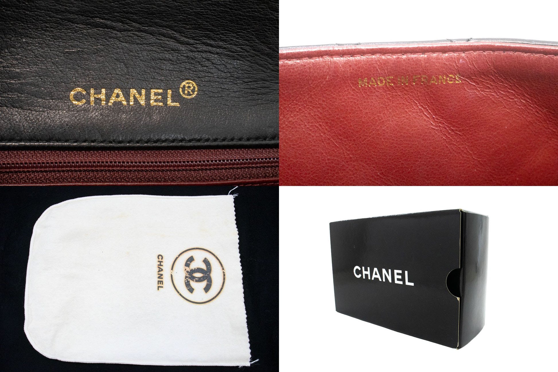 CHANEL Mini Square Small Chain Shoulder Bag Crossbody Black ai2 hannari-shop