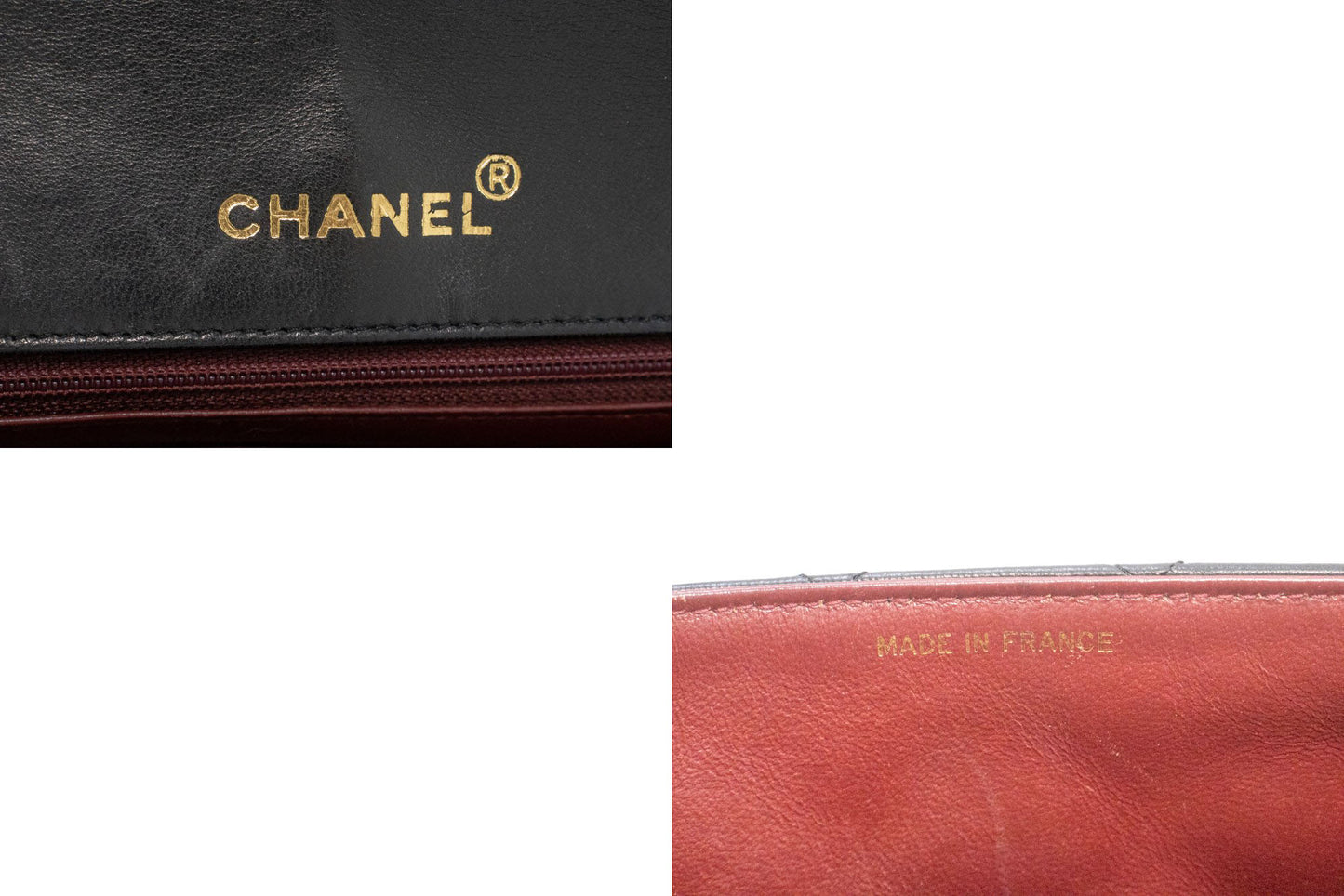 CHANEL Diana Flap Chain Schultertasche Schwarz Gepolstertes Lammleder ak2 hannari-shop