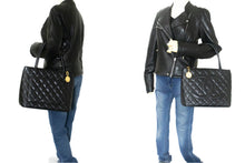 CHANEL Gold Medallion Caviar Shoulder Bag Grand Shopping Tote n56 hannari-shop