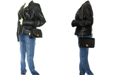 CHANEL Diana Flap Chain Shoulder Bag Black Quilted Lambskin Purse n77 hannari-shop