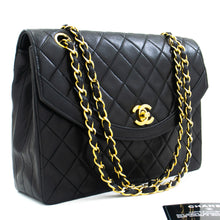 CHANEL Vintage Half Moon Chain Shoulder Bag Single Flap Quilted L32 hannari-shop