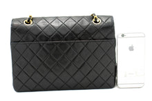 CHANEL Vintage Half Moon Chain Shoulder Bag Single Flap Quilted L32 hannari-shop