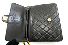 CHANEL Small Chain Shoulder Bag Clutch Black Quilted Flap Lambskin L81 hannari-shop