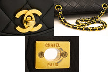 CHANEL Vintage Half Moon Chain Shoulder Bag Single Flap Quilted L32 hannari-shop